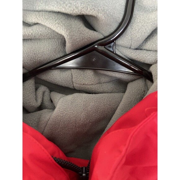 Silversea Expeditions All Weather Coat Jacket Medium Red Mens Hooded Full Zip - Picture 5 of 16